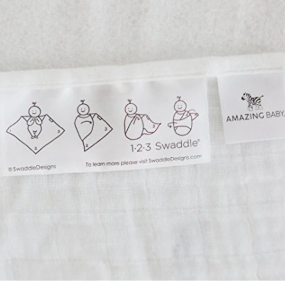 Amazing Baby Muslin Swaddle Multi-Use-7 Use Blanket NEW 46"x46 PALM TREES - Picture 15 of 15